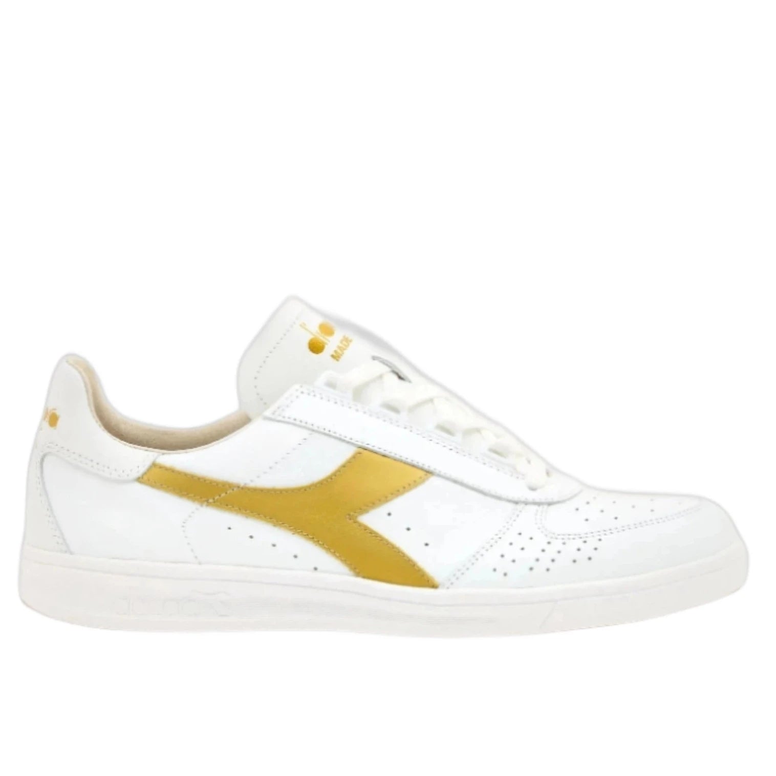 ID60125 Diadora White Gold B Elite Zebra Menswear