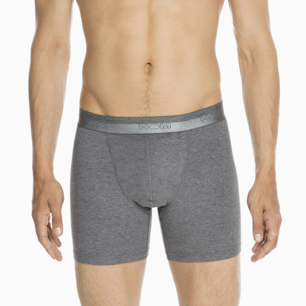 ID5498 HOM HO1 Grey Long Boxer Briefs Zebra Menswear